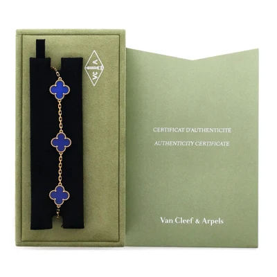 Pulsera Trébol Cinco Motivos con Minerales a Elegir y Kit de Regalo