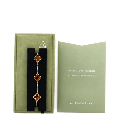 Pulsera Trébol Cinco Motivos con Minerales a Elegir y Kit de Regalo