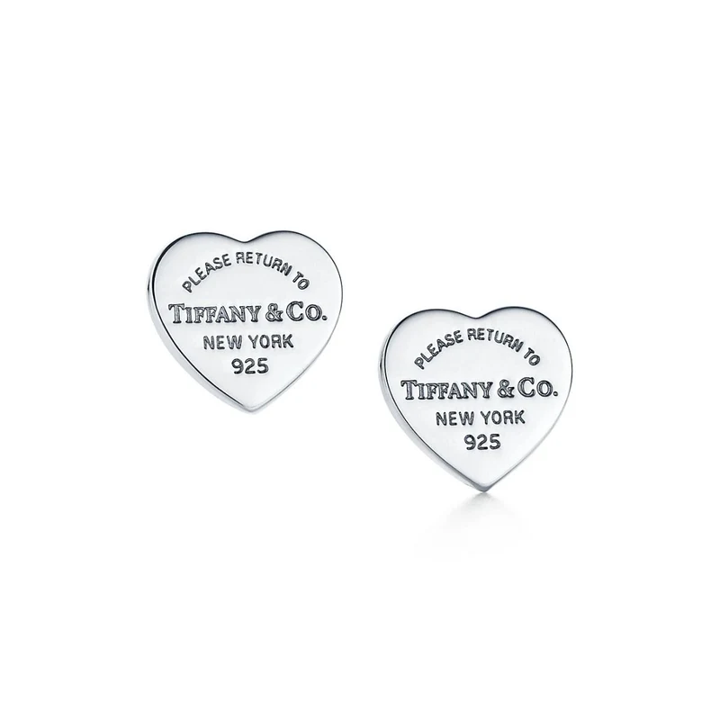 Aretes Return to Tiffany Corazón en Plata 925
