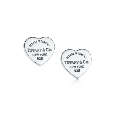 Aretes Broquel Corazón en Plata 925