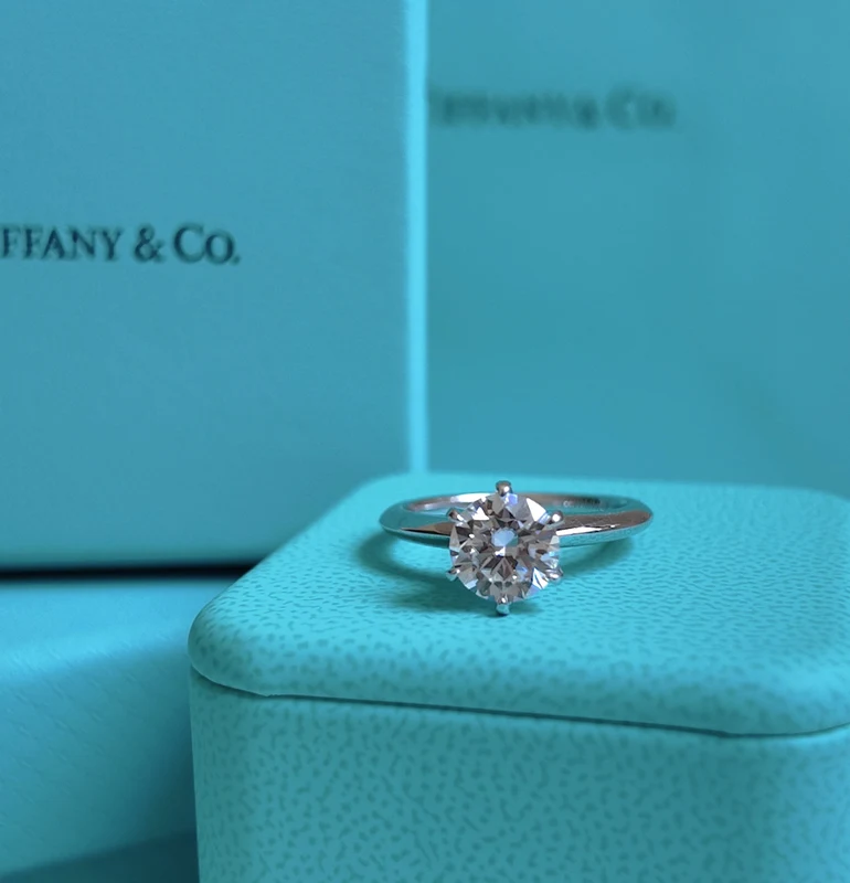 Anillo Solitario Moissanita 1.5 ct en Plata 925
