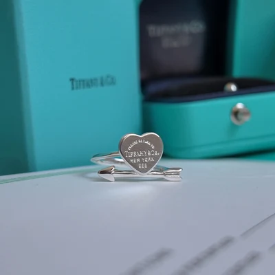 Anillo Corazón y Flecha en Plata 925