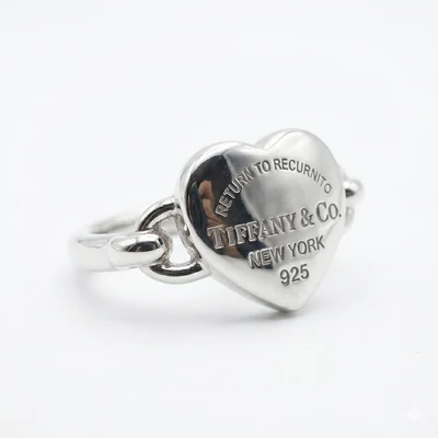 Anillo Corazón 3D en Plata 925